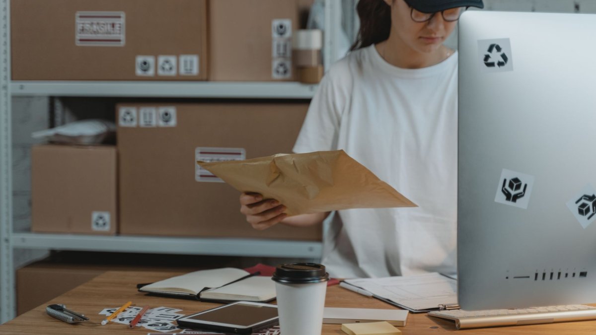 shipping business office desk