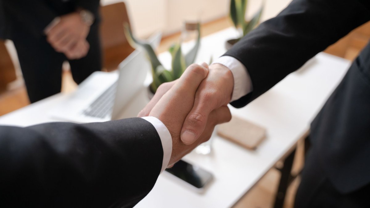 business professional handshake meeting